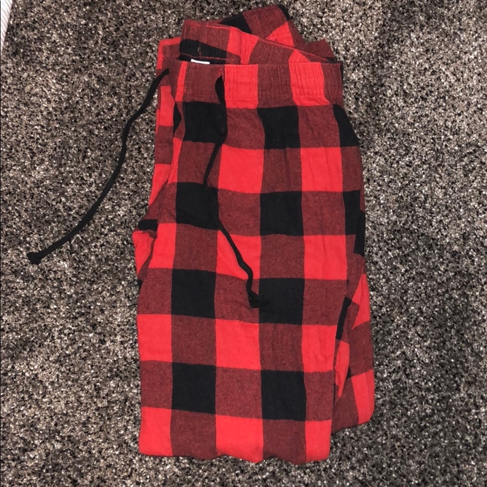 Flannel pajama bottoms